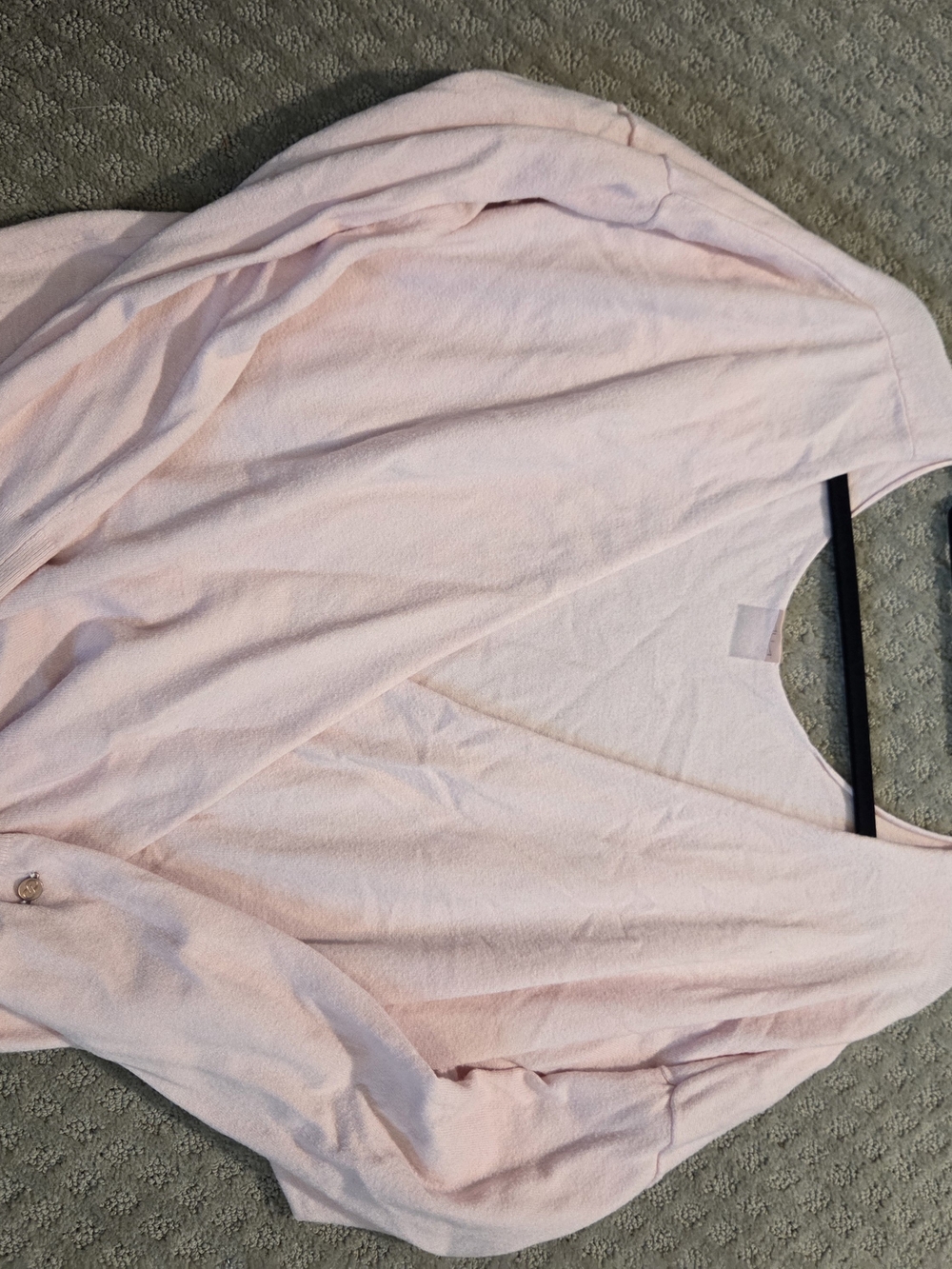 CALIA by Carrie Underwood Blush Pink Off-the-Shoulder Sweater